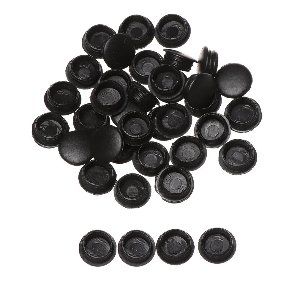 50Pcs Practical Exterior Hole Ornament Hardware Screw Decor Furniture Hole Covers Protective Cap Dust Plug Stopper
