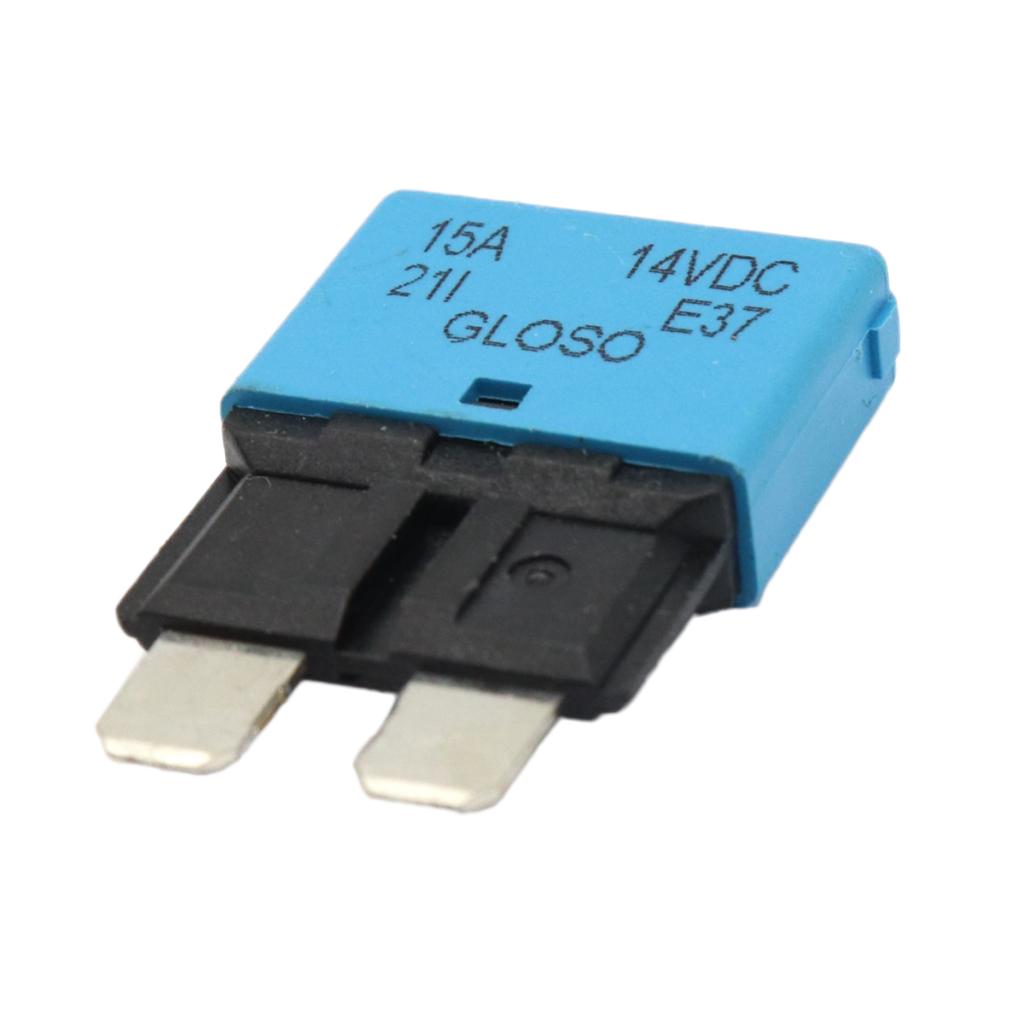 Automatic Resettable Fuse Blade Circuit Breaker Car Marine 15A 24V Circuit Breaker 6