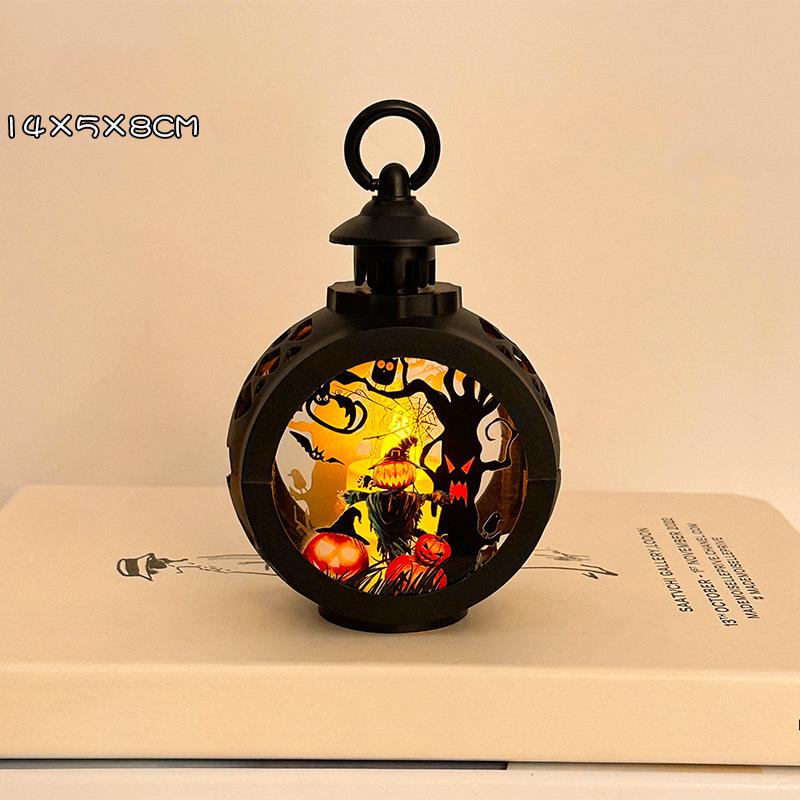 Тыквенные фонарики Портативные маленькие ветровые фонарики Ночники Подсвечники Праздничные подарки для детей детского сада