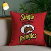 Классическая наволочка P-Pringles для офисного дивана, кресла в общежитии, короткий плюш, двусторонняя печать, домашняя наволочка для подушки