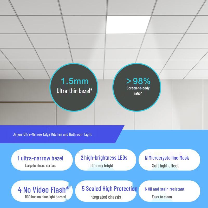 OPPLE JinYue Ultra-Thin LED Integrated Ceiling Light