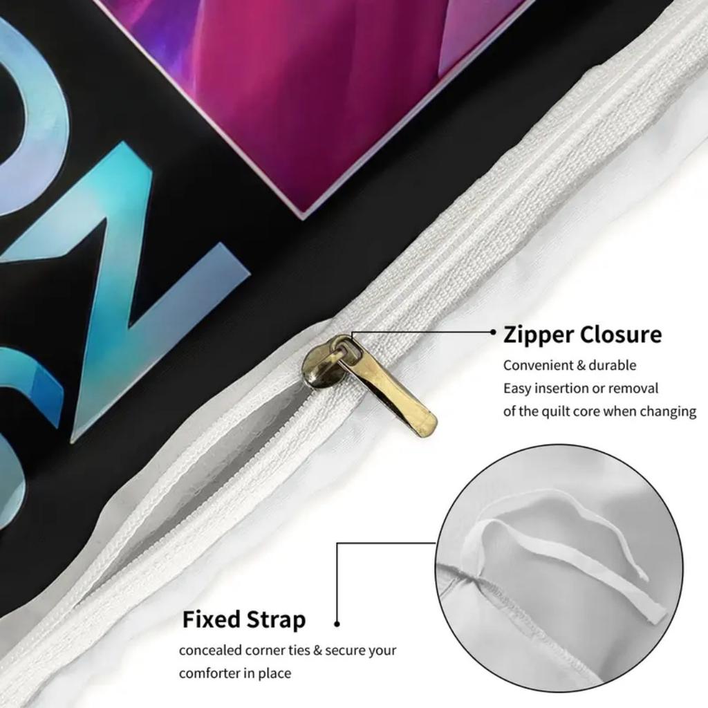 K-поп D-охотники на демонов Постельное белье Односпальный Хэллоуин Костюм Постельное белье - Наборы из 2-3 предметов Одеяло Стеганое одеяло Пододеяльник Наволочки