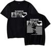 Футболка с коротким рукавом Sombr Merch Live 2025 Tour, фанатский мерч, унисекс, женская модная одежда для лета