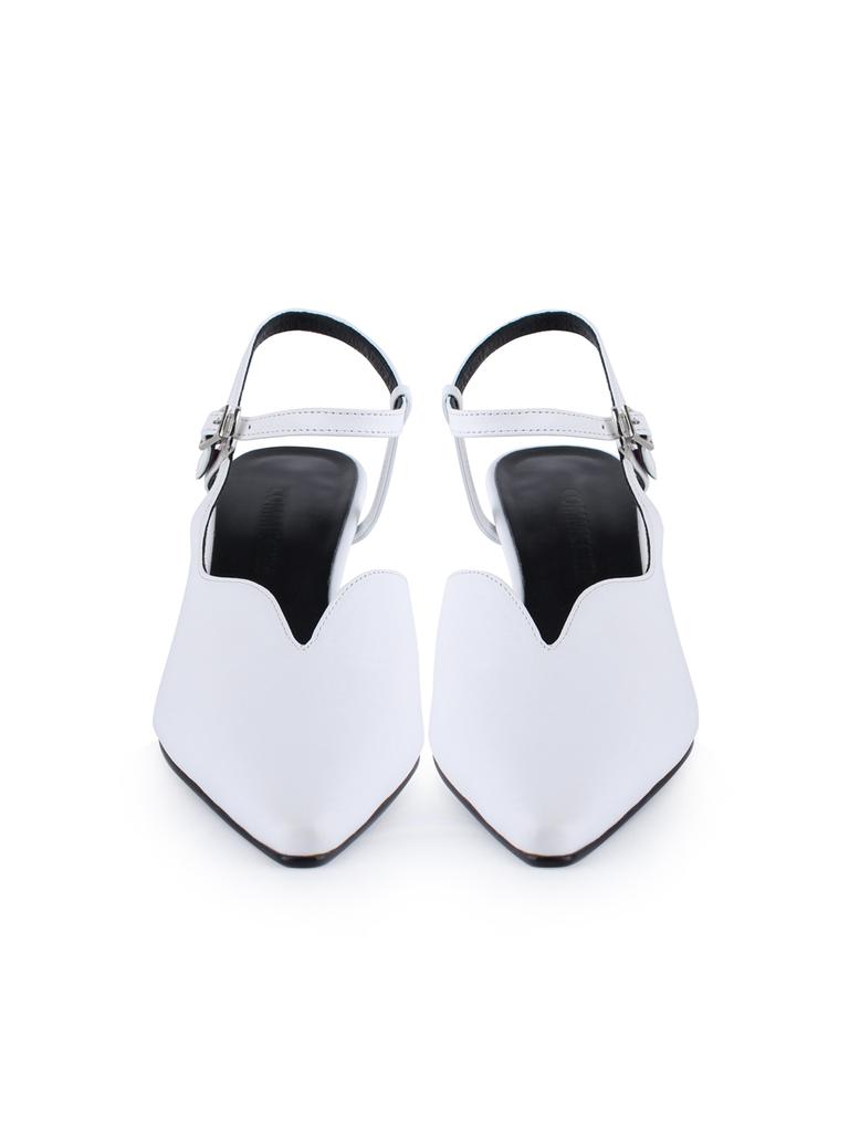 Commegee V Cutting Wave Sling-Back / Cg1039Wh