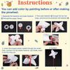 100 шт. Летнее Мероприятие DIY Бумажные Вертушки Наборы для Поделок Заготовки Белые Маленькие Ветряные Мельницы Наборы Оптом Вечеринка Рисования Детская Игрушка Сборка Ручной