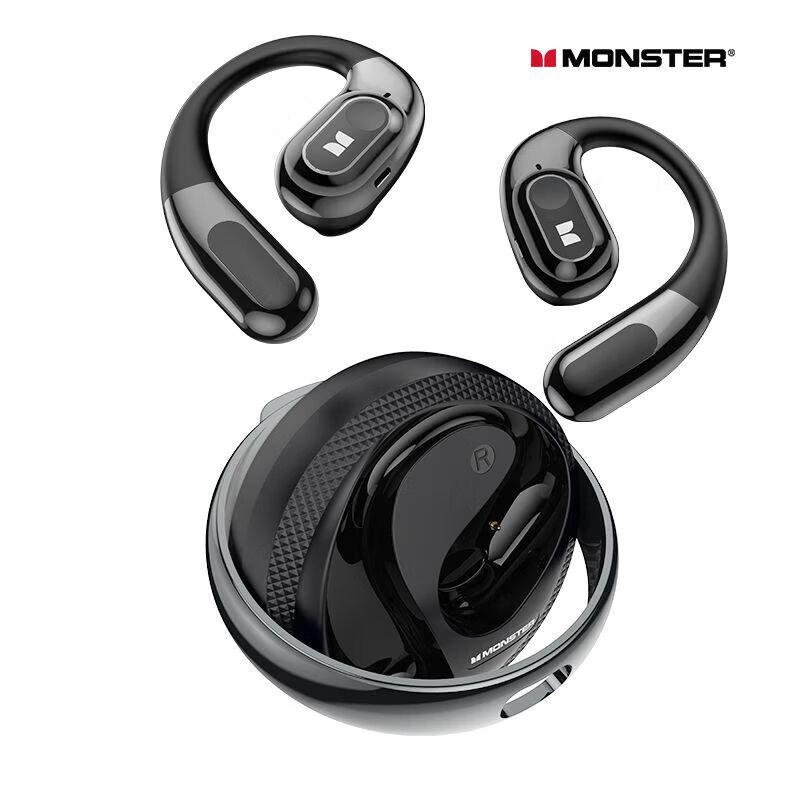 Monster Open-Ear Sport Bluetooth Earbuds AC330