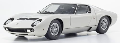 Kyosho Оригинальный масштаб 1/18 Lamborghini Miura P400 (белый) Готовый продукт KS08314W