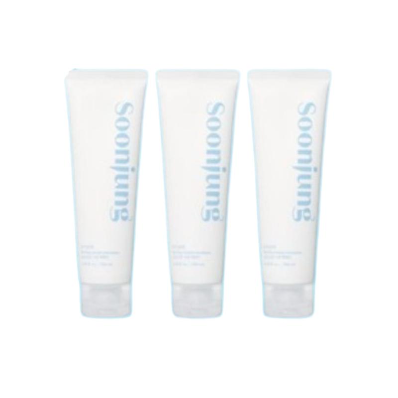 ETUDE SoonJung 10-Free Увлажняющая эмульсия 130 мл × 3 – Низко-pH увлажняющая эмульсия, с пантенолом и мадекассосидом для чувствительной кожи