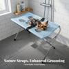 SpaceSaving Pet Bathing Support Rack | Foldable Stainless Steel Frame, Breathable Polyester Mesh