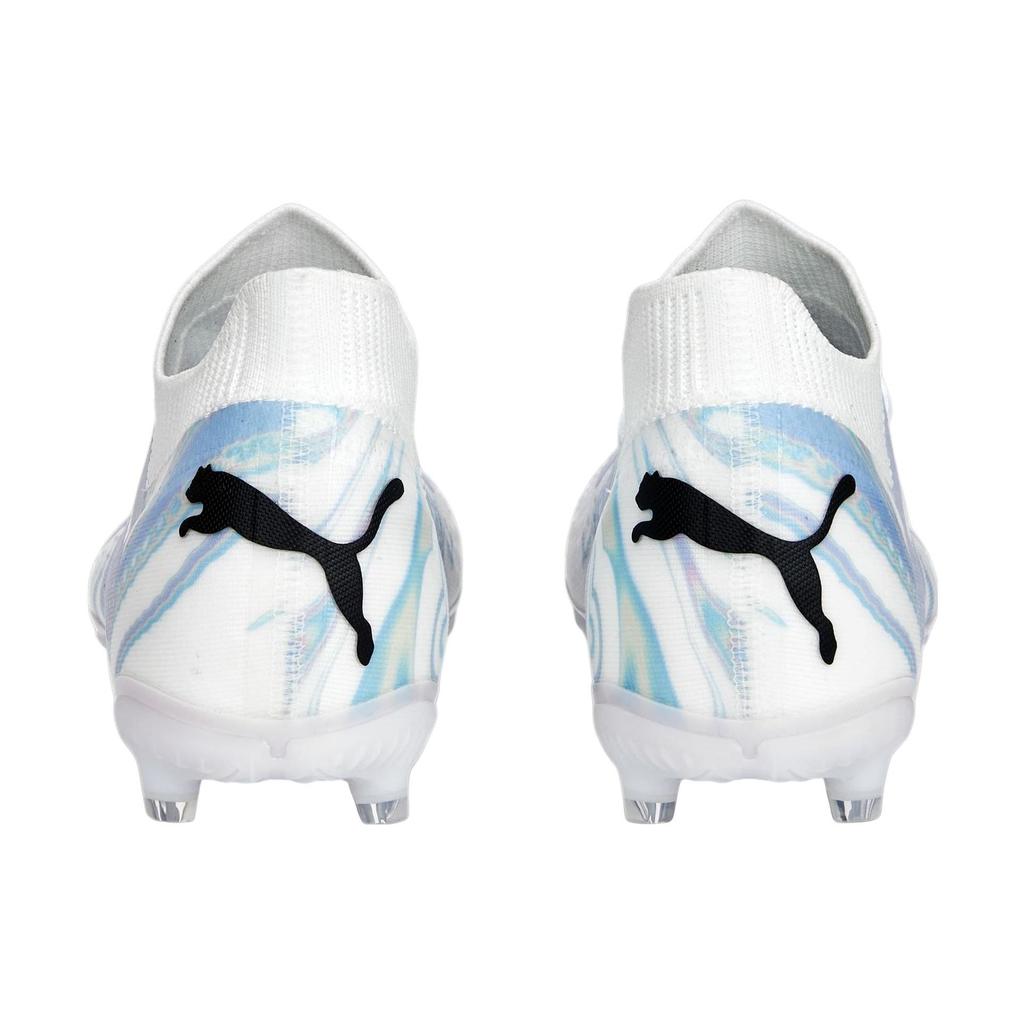 Puma Future Match Bl Круглый носок Шнуровка Ag Fg Искусственная трава Натуральная трава Футбольные бутсы Женские футбольные бутсы Бело-синие 107406-01