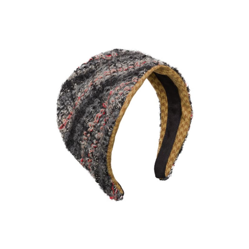 Коричневая шляпка [ободок] Складной фасинатор - Твид