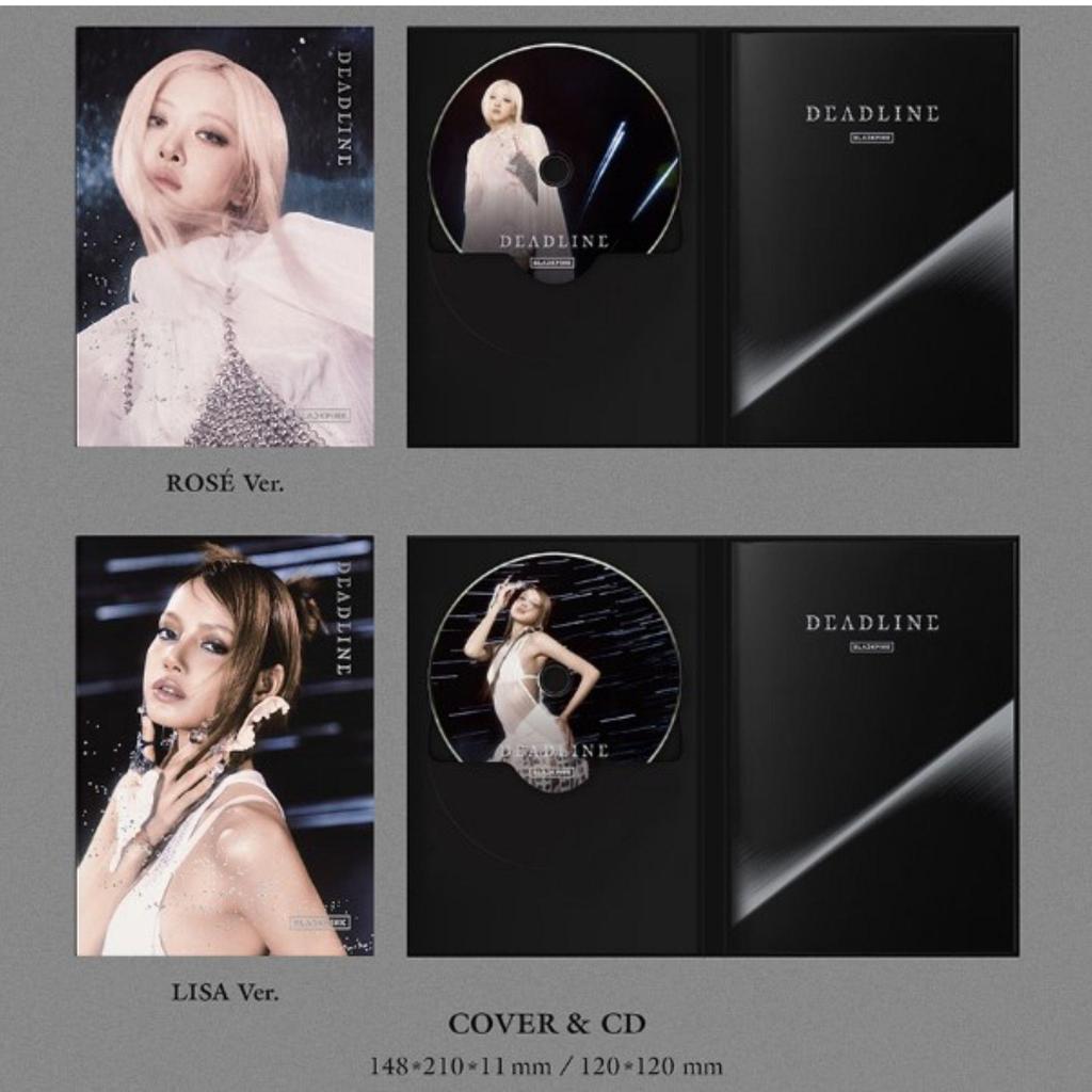 BLACKPINK - 3-й мини-альбом [DEADLINE] (СЕРЕБРЯНАЯ ВЕРСИЯ) + Случайная фотокарточка (1 из 4) + Дополнительный случайный подарок
