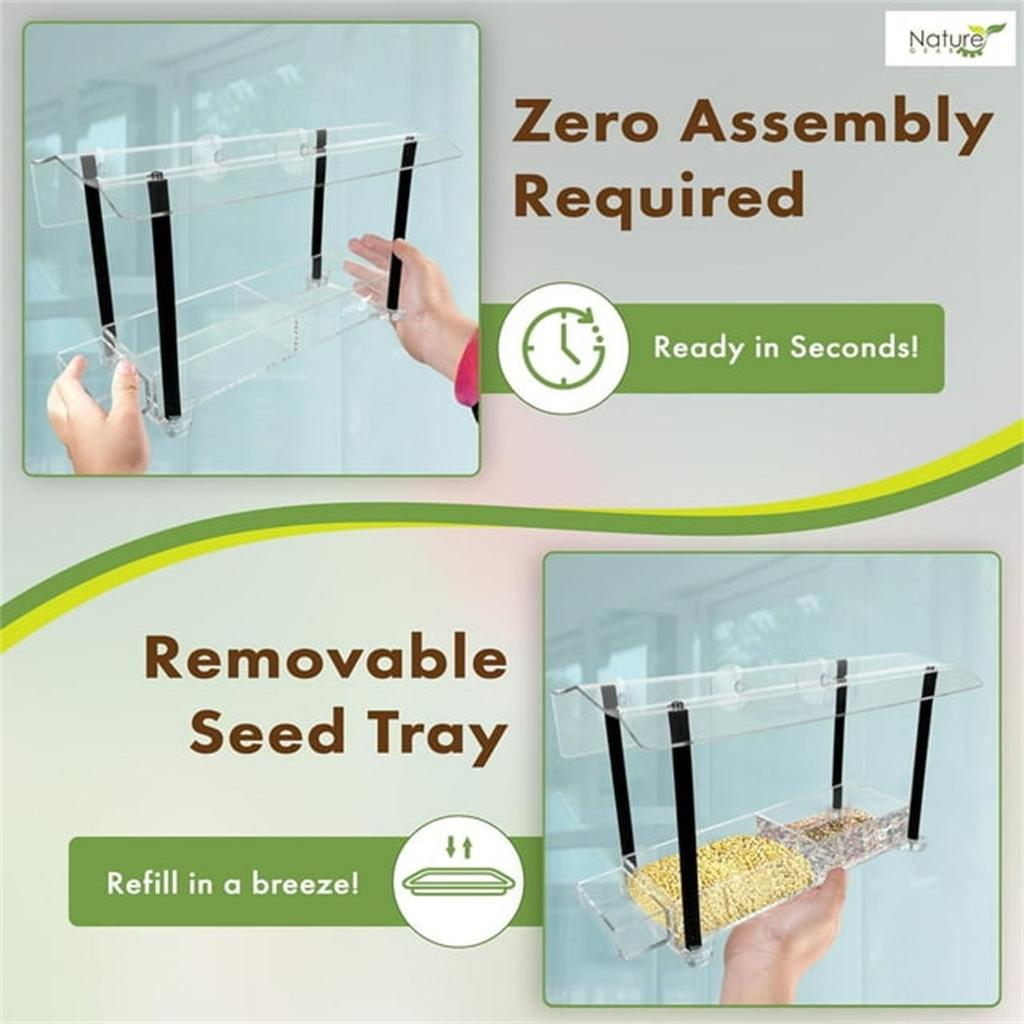 Уличная прозрачная оконная кормушка для птиц, кормушка для птиц, прозрачный скворечник с прочной присоской, оконная кормушка для птиц