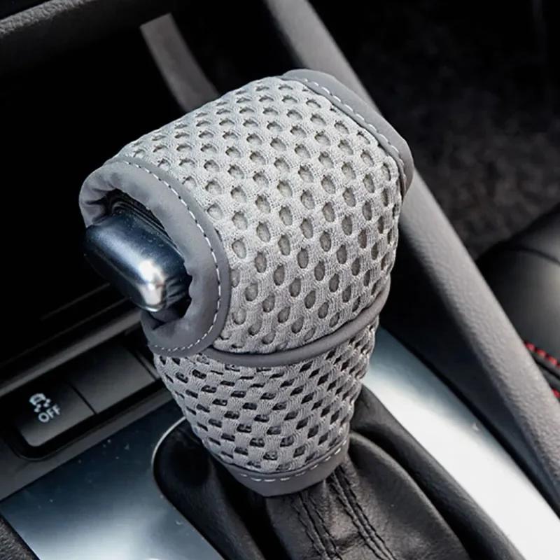Car Shift Knob Cover Gear Shift Non Slip Grip Handle Protective Covers Universal Gear Automatic Car Interior Accessories