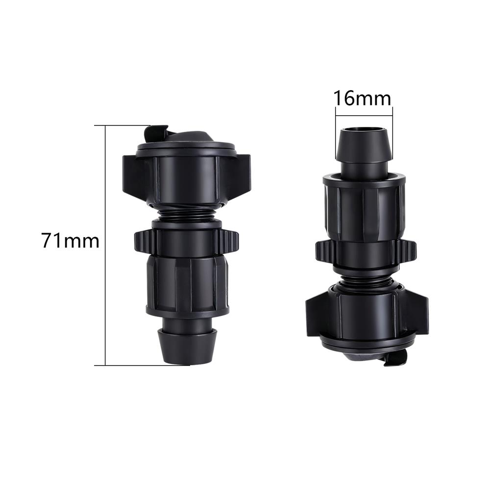 5Pcs 16mm Drip Irrigation Barbed Bypass Valve Tee joint Drip System Water Diverting Valve For Drip Irrigation Hose Adapter
