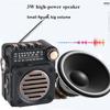 Портативный карманный мини-радиоприемник FM AM SW Stereo с Bluetooth, светодиодным фонариком, многофункциональный беспроводной музыкальный плеер