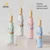 Women's Dual-Use UV-Blocking Ice Cream Color Sun & Rain Umbrella