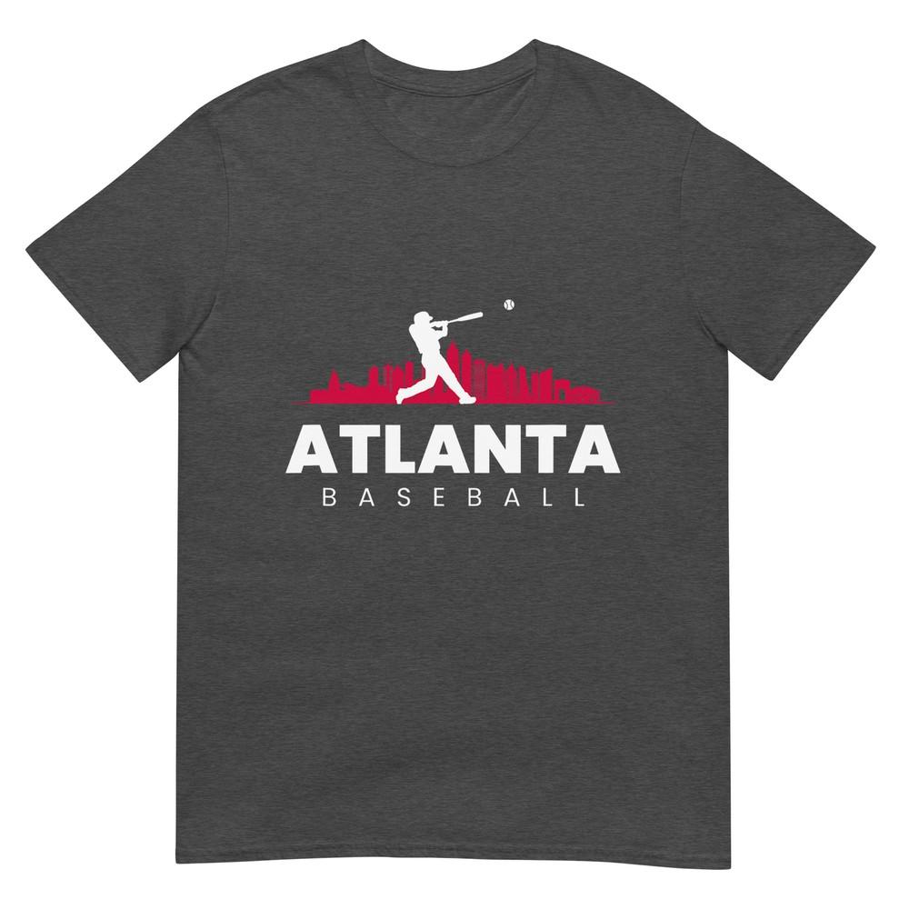 Atlanta Baseball Vintage Minimalist Retro Baseball Lover Tshirt