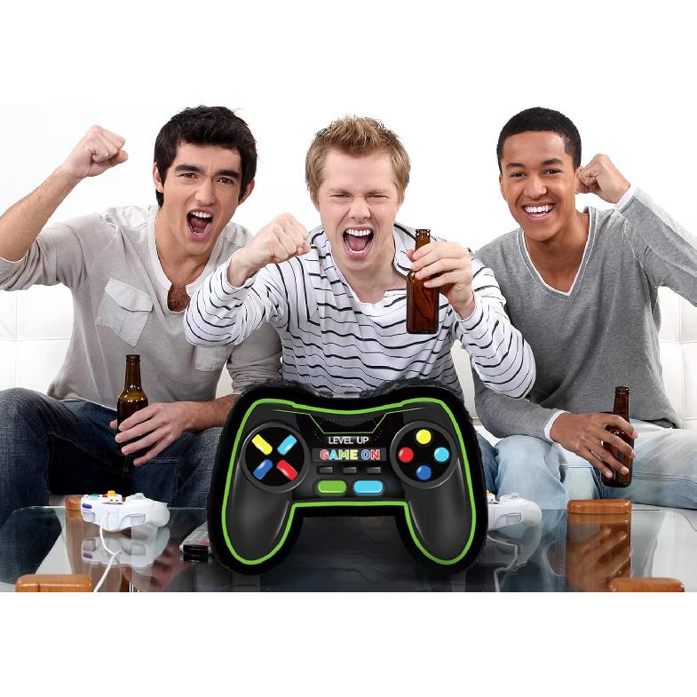 Zonon Video Game Controller Piñata Bundle Fiesta Gaming Controller Piñata Set with Blindfold and Bat Birthday Gamer Party Supplies Game for Gaming