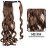 MISSQUEEN Women Fashion Long Wavy Ponytail Synthetic Fiber Natural Wavy Wrap Around Hair Extensions Daily Wear Long Wavy Hairpiece