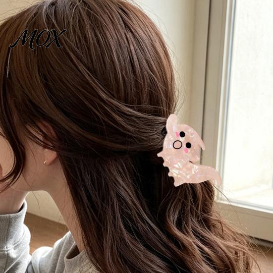 Medium Length Hair Clip Halloween Claw, Cute Ghost Gripper, Firm Grip with Shimmer for Long Hair, Comfortable Stylish Accessories Women Girls Gripper