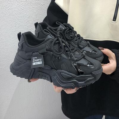 Новые кроссовки для папы женские весенние студенческие универсальные спортивные кроссовки женские повседневные на толстой подошве увеличивающие рост