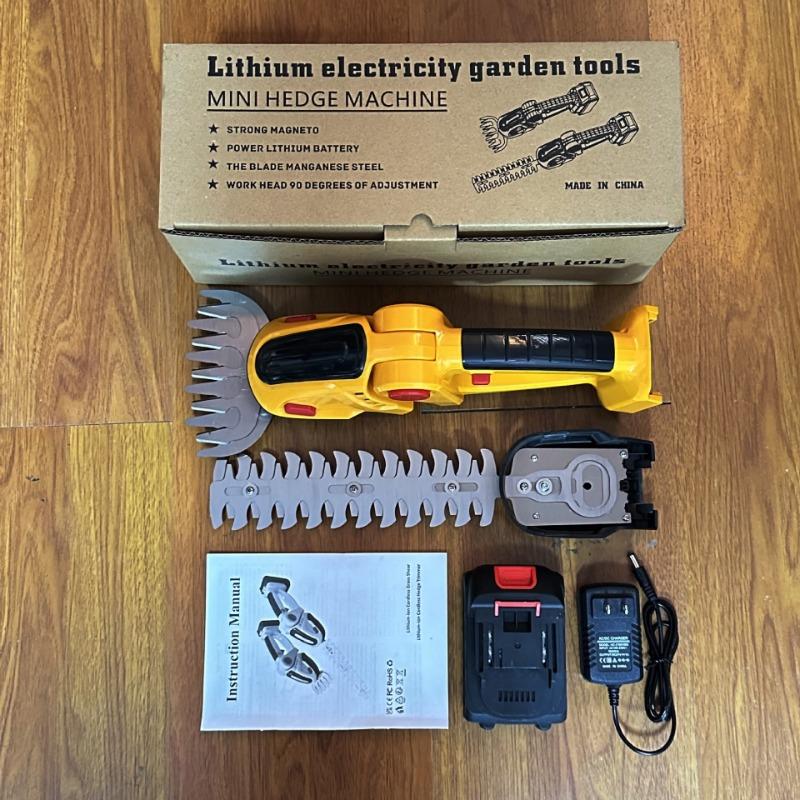 Главная Литиевый ручной мини-электрический кусторез Газонокосилка Ножницы для живой изгороди Секаторы Инструменты