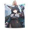 ZZZ Ellen Nicole Miyabi Plush Blanket Girls Boys  Flannel Throw Blanket For Couch Chair Super Warm Custom Quality Bedspread Gift