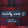 RALPH LAUREN Check Pattern Long sleeve Button down shirt L Red Men's Used