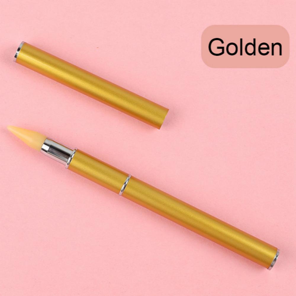 DIY Art Dual-Ended Picking Tool Diamond Point Drill Pen Wax Pencil Nail Rhinestone Picker