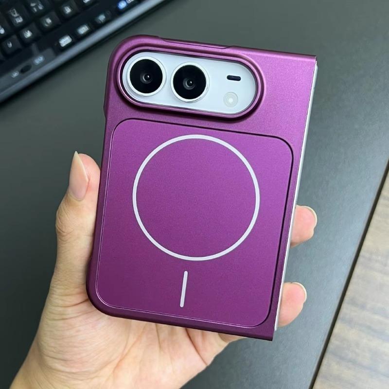 For iPhone Duo For Magsafe Case Original AG Nano Slim Matte Case For iPhone Duo Wireless Charging Ultra Thin PC Fold Cover