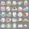 50Pcs Kawaii Self Deprecating Bear Graffiti Stickers Cartoon Cute Creative Decoration Phone Cases Water Cups Notebook Stickers