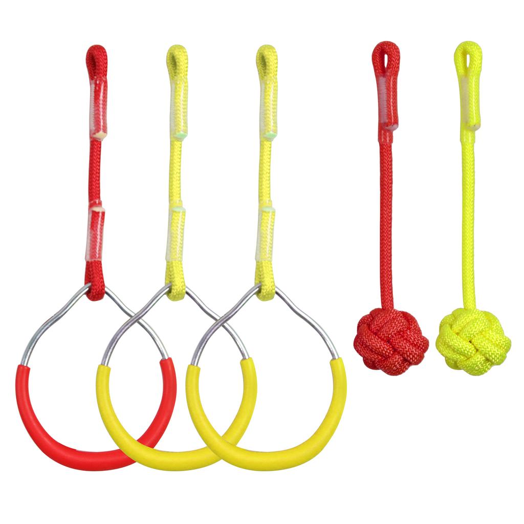 Kids Climbing Obstacle Kit Children Line Hanging Obstacle Course Outdoor Playset Swing Accessories