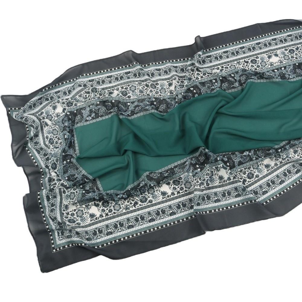 Принт Платок Длинный Шарф Мягкий Исламский Тюрбан Повседневный