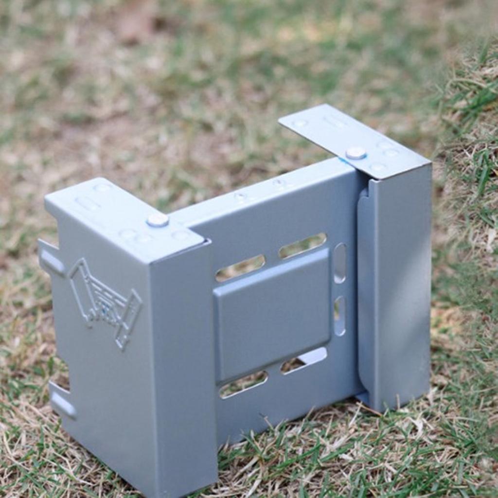 2Pcs Portable Outdoor Alcohol Stove Folding Portable Pocket Stove Burner Thicken Small Backpacking Stove Easy to Use