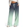 Women's Wide-leg Casual Pants High Waist Gradient Sports Pants