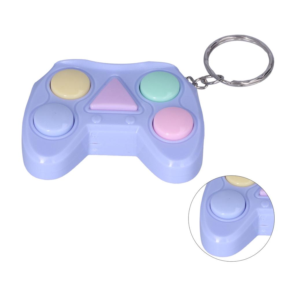 Mini Game Machine Keychain Portable Game Console Stress Relief Keychain for Kids Children