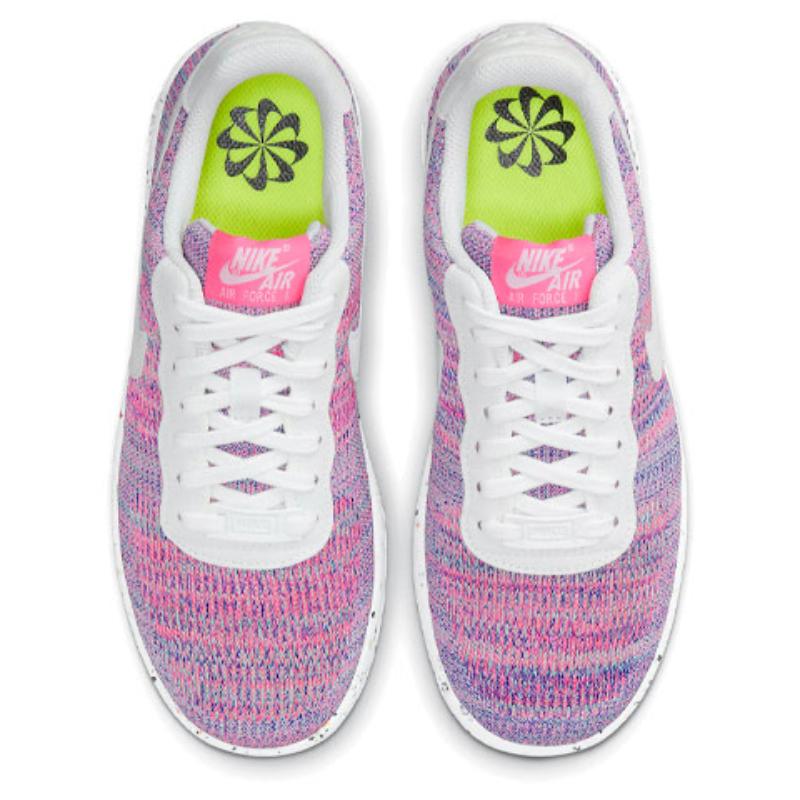Nike Женские кроссовки Air Force 1 Low Crater Flyknit Fuchsia Glow DC7273-500