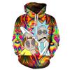 Rick And Morty 3d Print Womenmen Pullover Hoodie Sweatshirt Jumper Tops