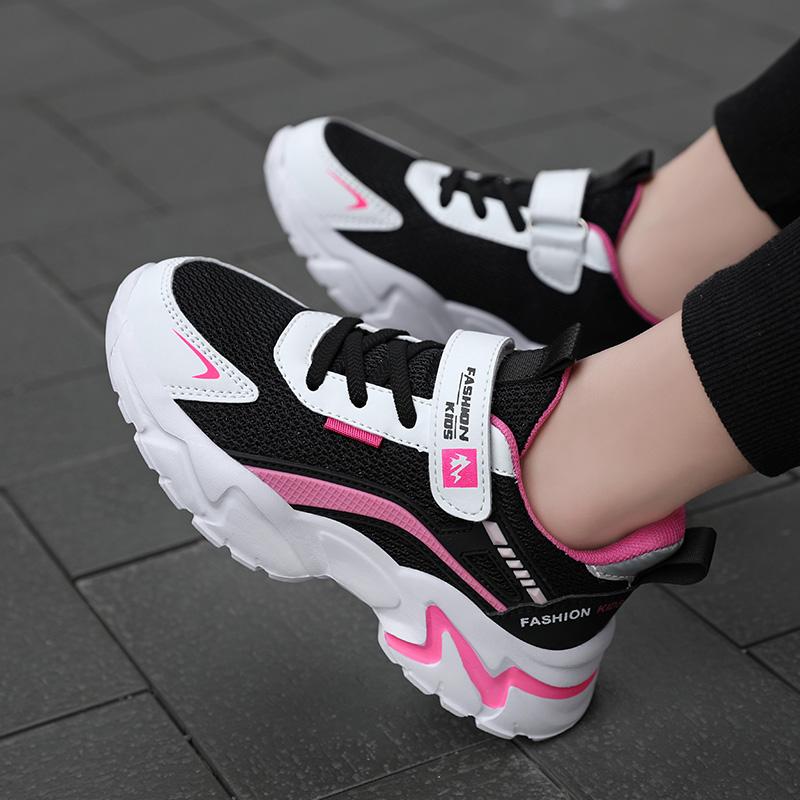 3-15Years Girls Sports Shoes Fashion Breathable Shoe for Boy Lightweight Casual Running Tennis Sneakers