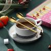 Home Decor Xmas Gifts Christmas Tableware Stainless Steel Table Ornament Coffee Spoon