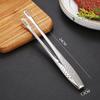 1pcs Stainless Steel Food Tongs Long Handle Non-slip Barbecue Tongs Steak Tongs Kitchen Cooking Tool Accessories BBQ Cooking Tongs