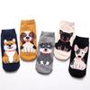 5 пар милых мультяшных носков до щиколотки с щенками, удобные дышащие женские короткие носки для повседневной носки