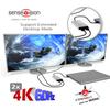 Club3D SenseVision Thunderbolt™ 3 to HDMI™ 2.0 Dual Monitor 4K 60Hz Dual Display Distribution Hub for Mac and Windows (CSV-1574)