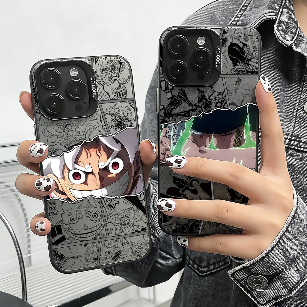 ЧЕХЛЫ ДЛЯ ТЕЛЕФОНОВ ONE PIECE Чехол для телефона Луффи для iPhone 17 17e 16e 16 15 14 13 12 11 mini Pro Max X XR XSMAX 8 7 Air Plus Противоударный Матовый