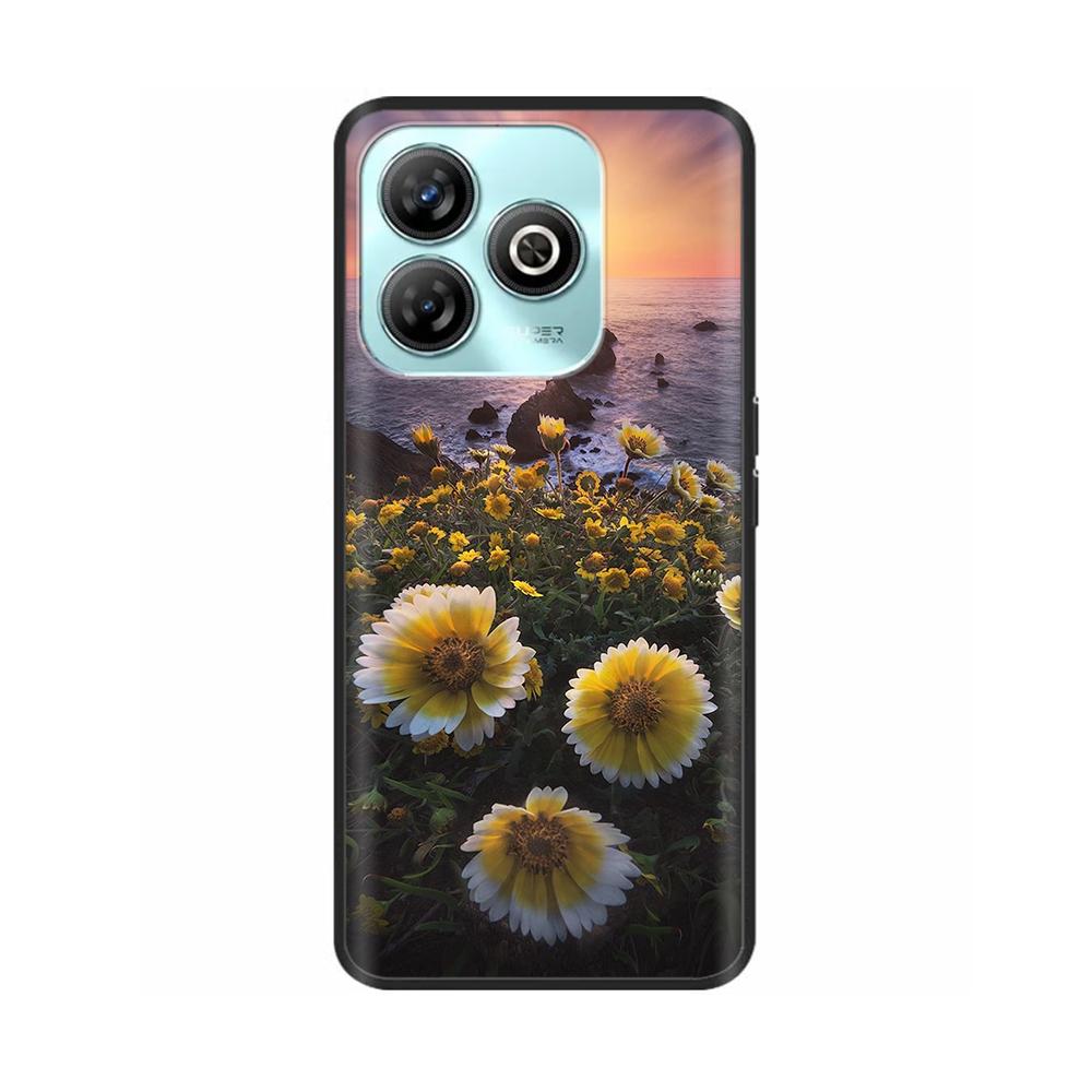 Ударопрочный Чехол Для ZTE Blade A75 4G Животные Расписной Мягкий Чехол Для ZTE Blade A75 Задняя Крышка Телефона Для ZTE BladeA75 Funda Coque
