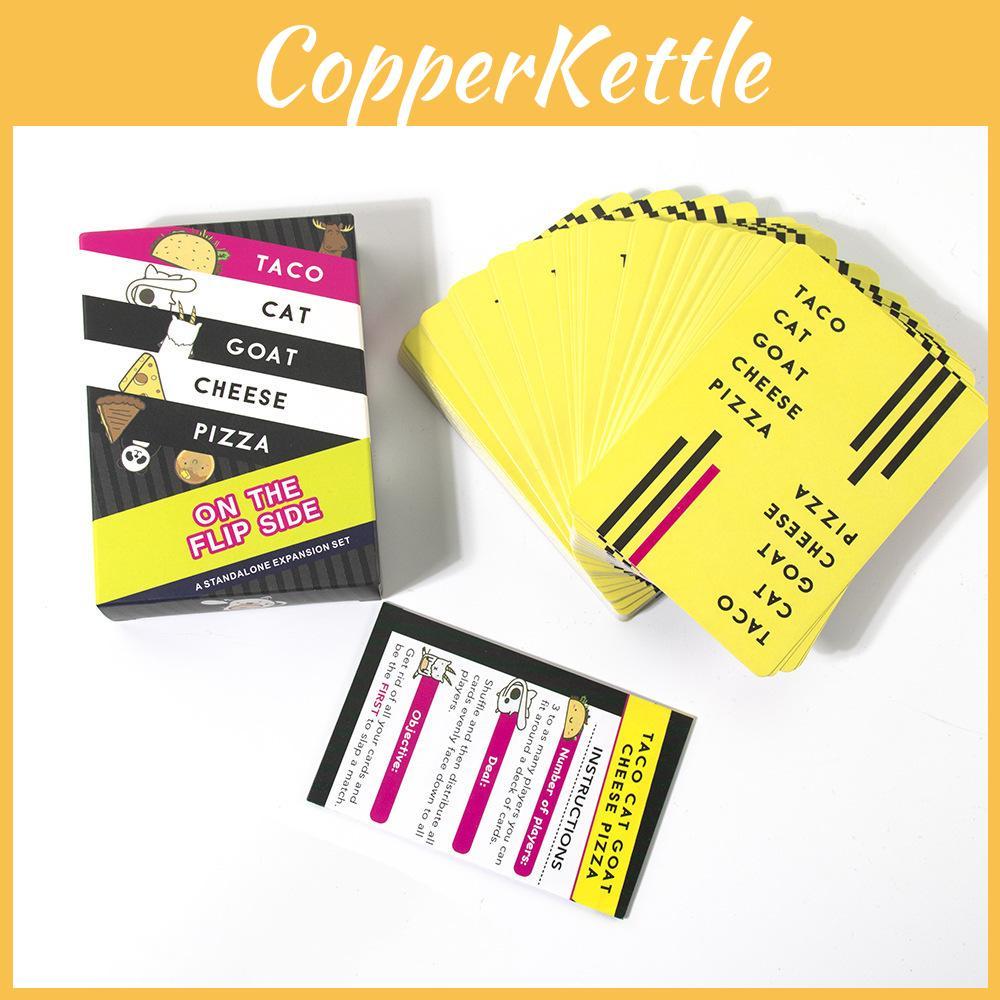 Taco Cat Goat Cheese Pizza Card Game With Brain Development Features For Party And Kids