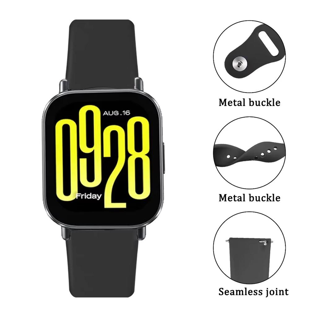22 мм ремешки для часов Для Redmi watch 5 active/5 lite ремешок для смарт-часов спортивный силиконовый Браслет correa Xiaomi Redmi watch5 active ремешок
