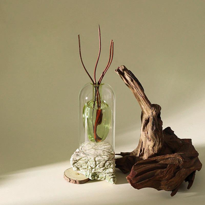 1 шт. стеклянный диффузор для медитации, эфирное масло, 200 мл, расслабляющий флакон в форме звездного фрукта, ароматерапия