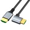 HDMI2.1 8K 60Hz Video Cord with 90 Degree Elbow Optional for Projector Monitor TV Aluminum Shell For Long Time Use